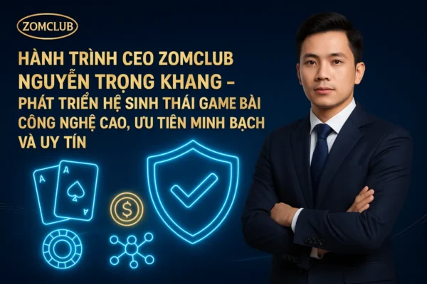 CEO ZomClub Nguyễn Trọng Khang – Biểu tượng lãnh đạo minh bạch, đổi mới, truyền cảm hứng cộng đồng số