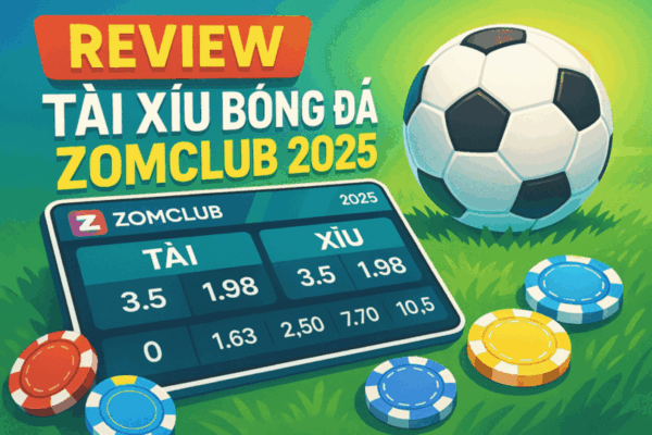 Tài Xỉu Bóng Đá ZomClub – Kinh Nghiệm Cá Cược, Tỷ Lệ Kèo Chuẩn